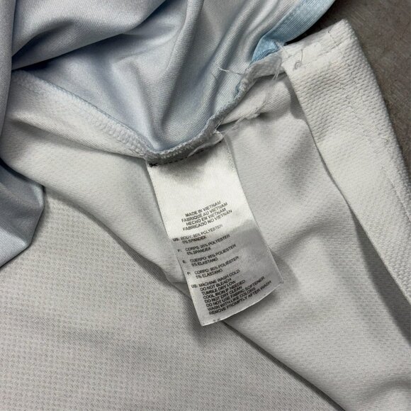 Adidas Climacool Golf Polo Shirt Blue Stretch Short Sleeve XXL - Picture 7 of 7